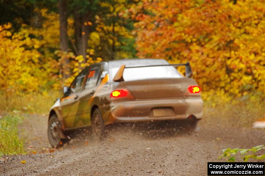 Tim Whitteridge / Ryan Dunham Mitsubishi Lancer Evo VIII on SS3, Bob Lake I.