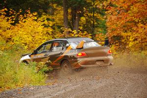 Tim Whitteridge / Ryan Dunham Mitsubishi Lancer Evo VIII on SS3, Bob Lake I.