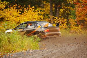 Tim Whitteridge / Ryan Dunham Mitsubishi Lancer Evo VIII on SS3, Bob Lake I.