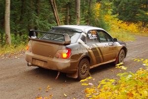 Dylan Murcott / Andrew Sims Subaru WRX STi on SS3, Bob Lake I.