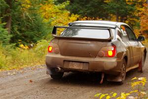 Dylan Murcott / Andrew Sims Subaru WRX STi on SS3, Bob Lake I.