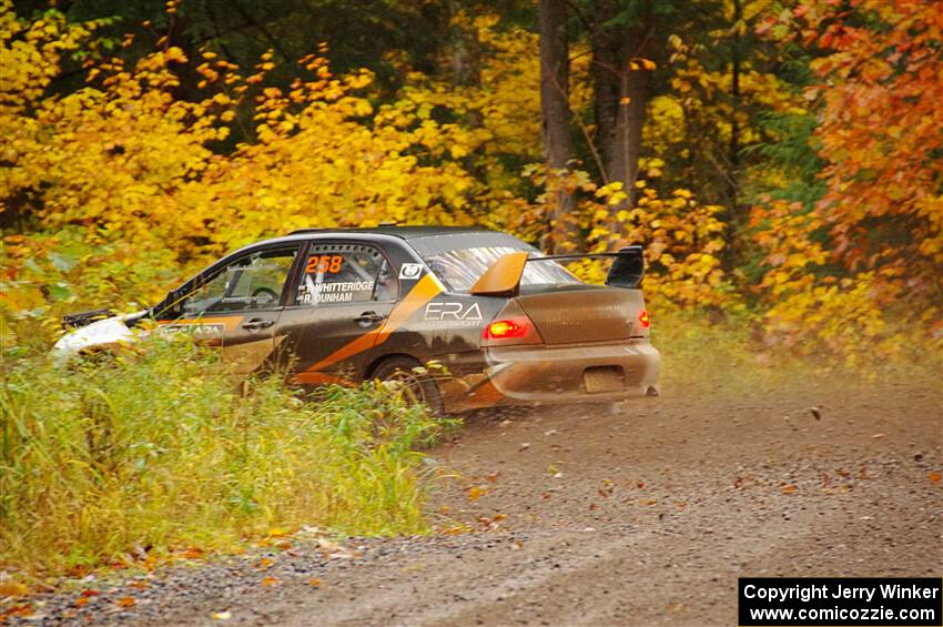 Tim Whitteridge / Ryan Dunham Mitsubishi Lancer Evo VIII on SS3, Bob Lake I.