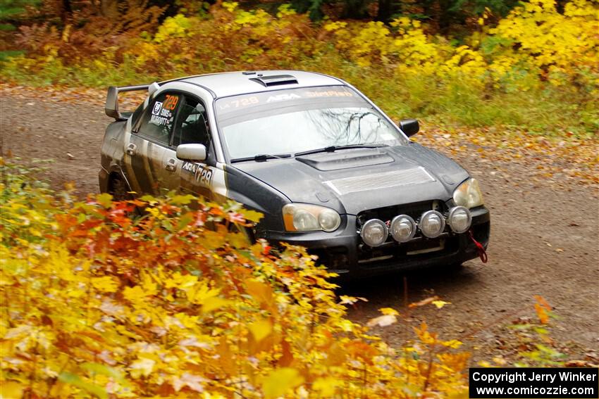 Dylan Murcott / Andrew Sims Subaru WRX STi on SS3, Bob Lake I.