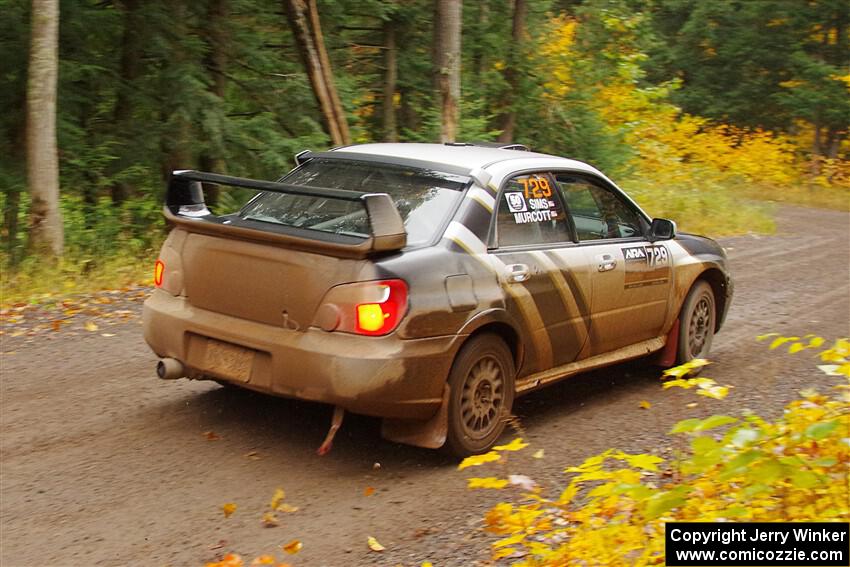 Dylan Murcott / Andrew Sims Subaru WRX STi on SS3, Bob Lake I.