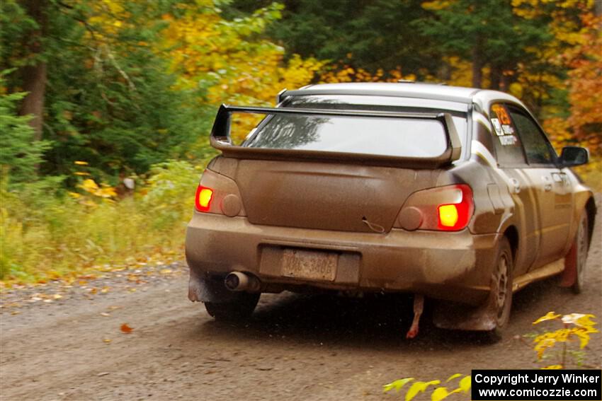 Dylan Murcott / Andrew Sims Subaru WRX STi on SS3, Bob Lake I.