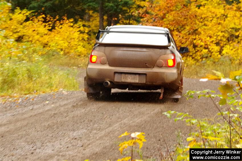 Dylan Murcott / Andrew Sims Subaru WRX STi on SS3, Bob Lake I.