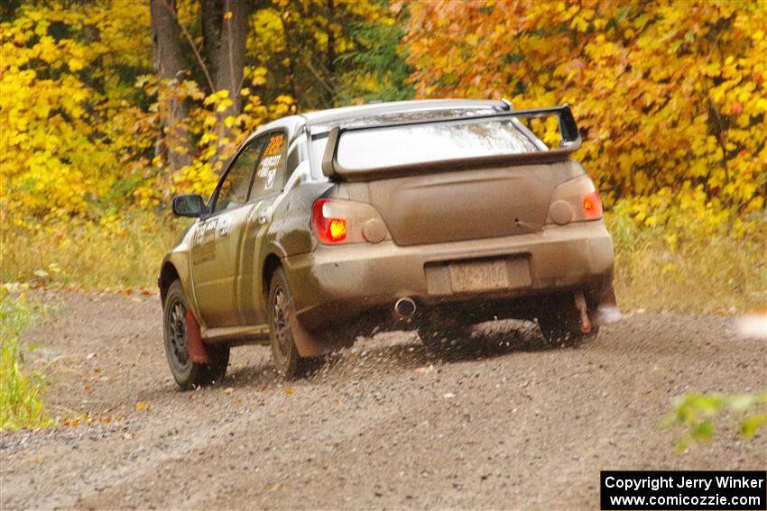 Dylan Murcott / Andrew Sims Subaru WRX STi on SS3, Bob Lake I.