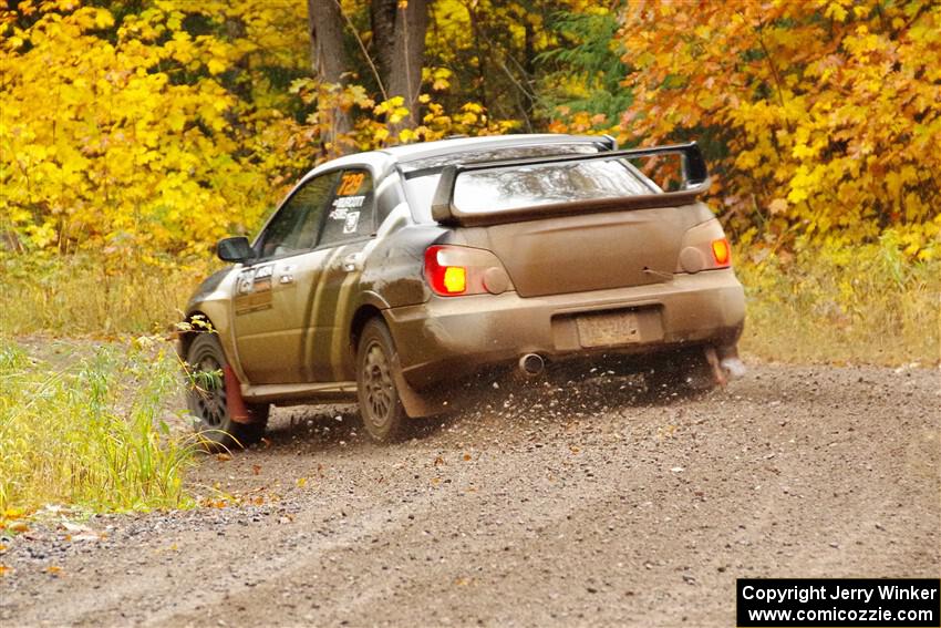 Dylan Murcott / Andrew Sims Subaru WRX STi on SS3, Bob Lake I.