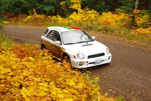 Ivo Draganov / Vladimir Yanev Subaru WRX Wagon on SS3, Bob Lake I.