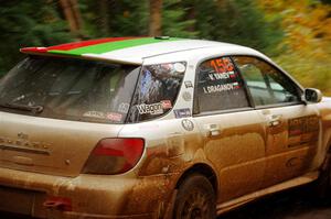 Ivo Draganov / Vladimir Yanev Subaru WRX Wagon on SS3, Bob Lake I.