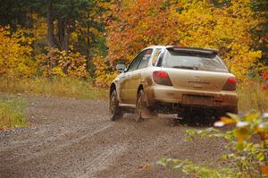 Ivo Draganov / Vladimir Yanev Subaru WRX Wagon on SS3, Bob Lake I.