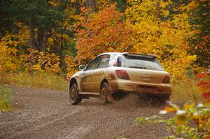 Ivo Draganov / Vladimir Yanev Subaru WRX Wagon on SS3, Bob Lake I.