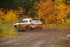 Ivo Draganov / Vladimir Yanev Subaru WRX Wagon on SS3, Bob Lake I.