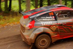 Dave Wallingford / Leanne Junnila Ford Fiesta R5 on SS3, Bob Lake I.