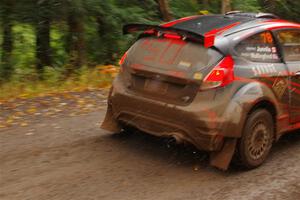 Dave Wallingford / Leanne Junnila Ford Fiesta R5 on SS3, Bob Lake I.