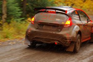 Dave Wallingford / Leanne Junnila Ford Fiesta R5 on SS3, Bob Lake I.