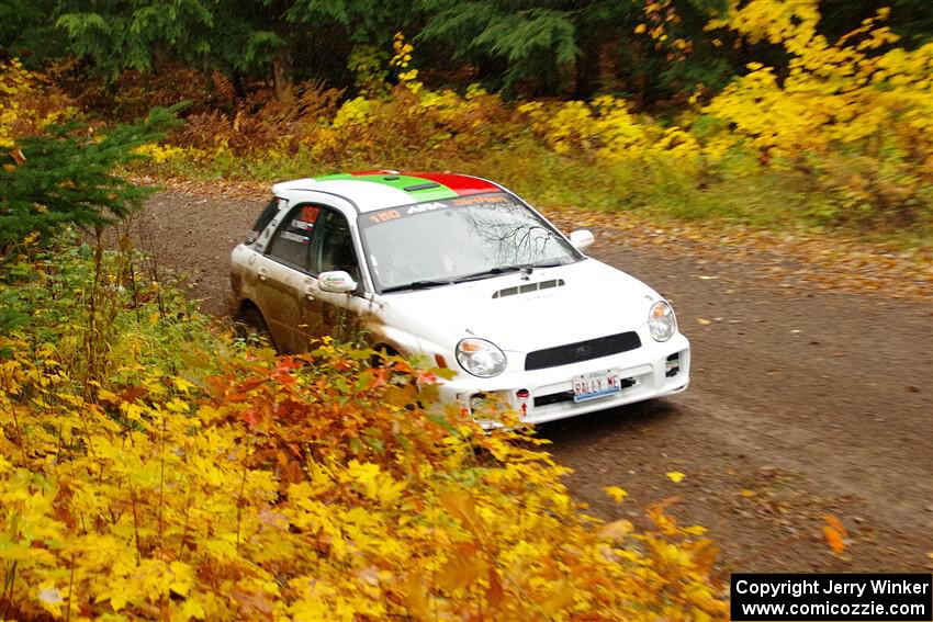 Ivo Draganov / Vladimir Yanev Subaru WRX Wagon on SS3, Bob Lake I.