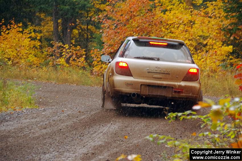 Ivo Draganov / Vladimir Yanev Subaru WRX Wagon on SS3, Bob Lake I.