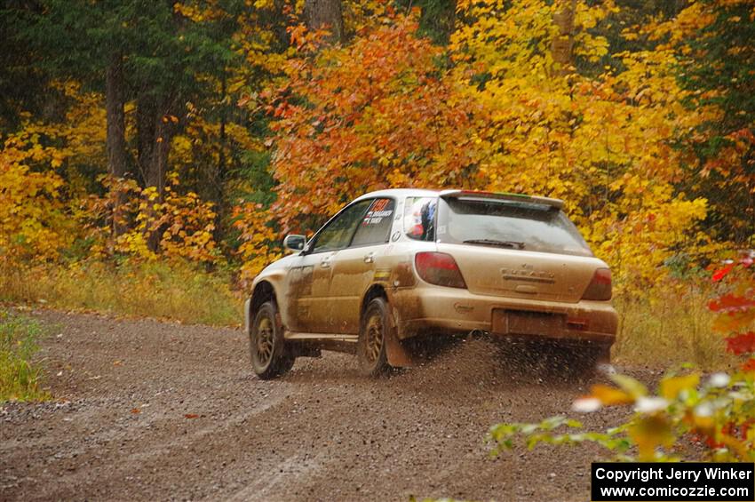 Ivo Draganov / Vladimir Yanev Subaru WRX Wagon on SS3, Bob Lake I.