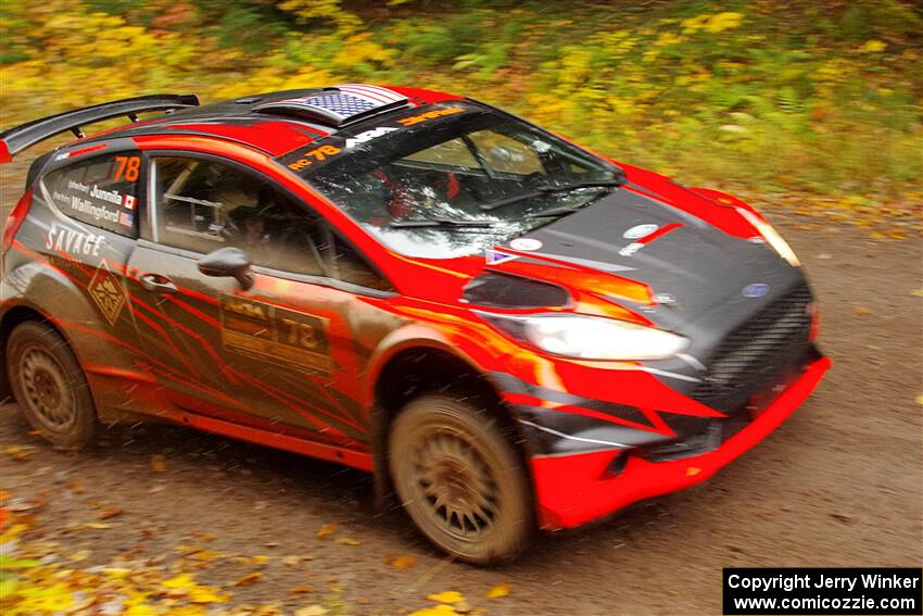 Dave Wallingford / Leanne Junnila Ford Fiesta R5 on SS3, Bob Lake I.