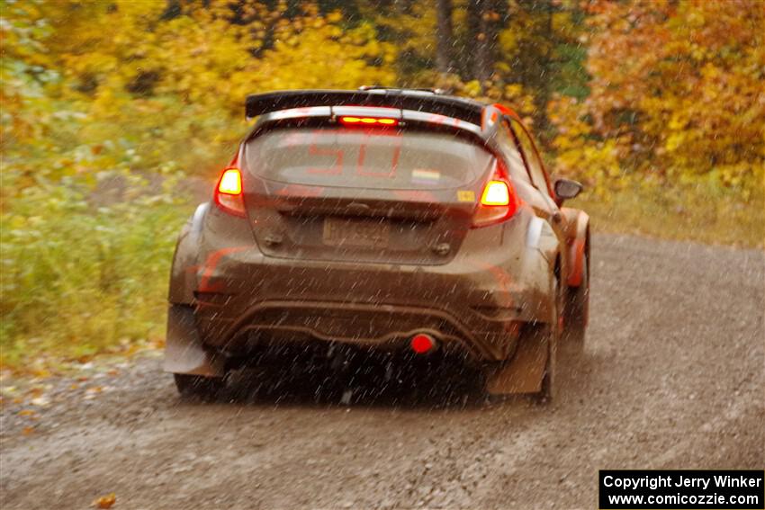 Dave Wallingford / Leanne Junnila Ford Fiesta R5 on SS3, Bob Lake I.