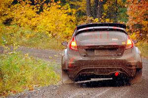 Dave Wallingford / Leanne Junnila Ford Fiesta R5 on SS3, Bob Lake I.