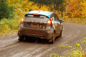 Lia Block / Matt James Ford Fiesta on SS3, Bob Lake I.