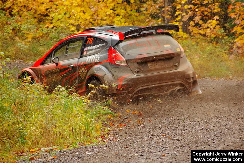 Dave Wallingford / Leanne Junnila Ford Fiesta R5 on SS3, Bob Lake I.