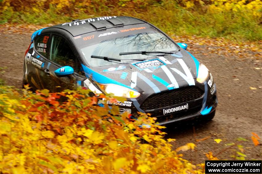 Lia Block / Matt James Ford Fiesta on SS3, Bob Lake I.