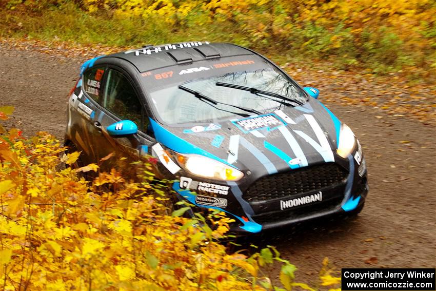 Lia Block / Matt James Ford Fiesta on SS3, Bob Lake I.