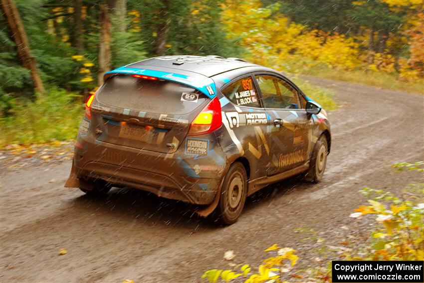 Lia Block / Matt James Ford Fiesta on SS3, Bob Lake I.