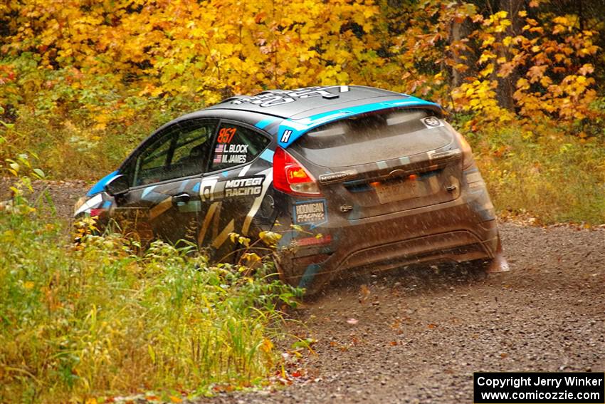 Lia Block / Matt James Ford Fiesta on SS3, Bob Lake I.