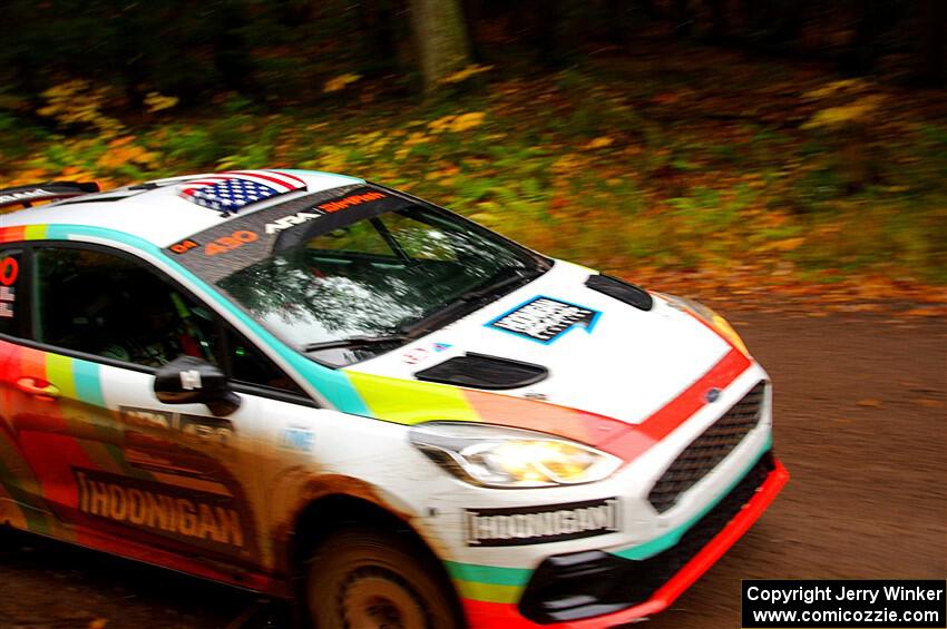 Lucy Block / Michelle Miller Ford Fiesta Rally3 on SS3, Bob Lake I.