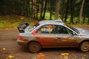 Dylan Gondyke / Sara Nonack Subaru Impreza on SS3, Bob Lake I.