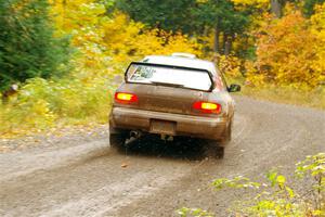 Dylan Gondyke / Sara Nonack Subaru Impreza on SS3, Bob Lake I.