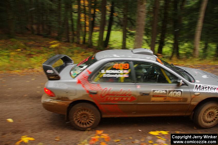 Dylan Gondyke / Sara Nonack Subaru Impreza on SS3, Bob Lake I.