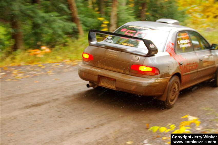 Dylan Gondyke / Sara Nonack Subaru Impreza on SS3, Bob Lake I.