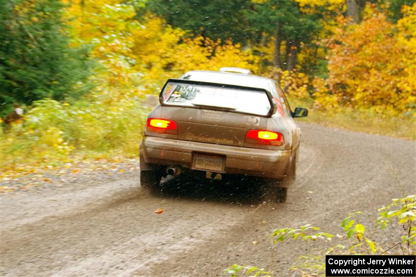 Dylan Gondyke / Sara Nonack Subaru Impreza on SS3, Bob Lake I.