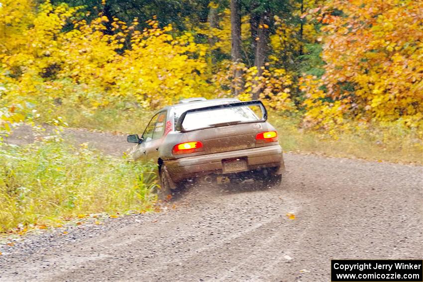 Dylan Gondyke / Sara Nonack Subaru Impreza on SS3, Bob Lake I.