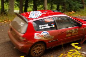 Vivian Campbell / Michael Hordijk Honda Civic on SS3, Bob Lake I.