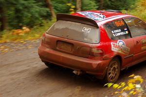 Vivian Campbell / Michael Hordijk Honda Civic on SS3, Bob Lake I.