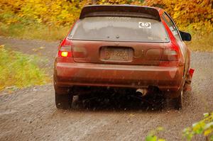 Vivian Campbell / Michael Hordijk Honda Civic on SS3, Bob Lake I.