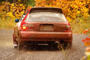 Vivian Campbell / Michael Hordijk Honda Civic on SS3, Bob Lake I.