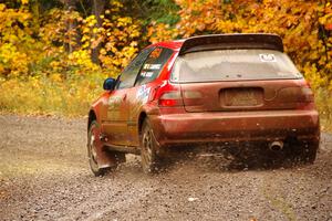 Vivian Campbell / Michael Hordijk Honda Civic on SS3, Bob Lake I.