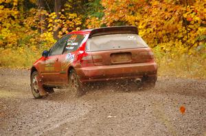 Vivian Campbell / Michael Hordijk Honda Civic on SS3, Bob Lake I.