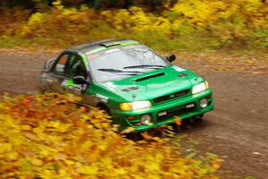 Jordan Locher / Tom Addison Subaru Impreza 2.5RS on SS3, Bob Lake I.