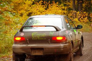 Jordan Locher / Tom Addison Subaru Impreza 2.5RS on SS3, Bob Lake I.