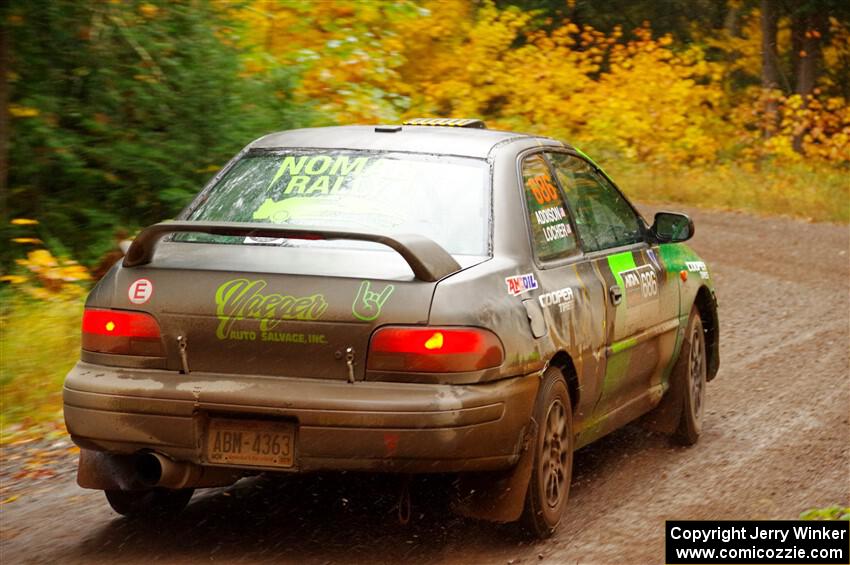 Jordan Locher / Tom Addison Subaru Impreza 2.5RS on SS3, Bob Lake I.