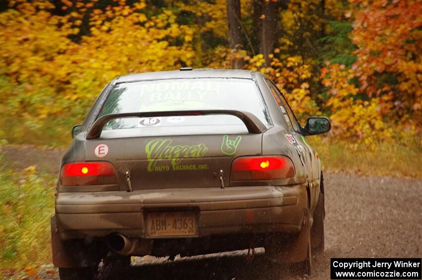 Jordan Locher / Tom Addison Subaru Impreza 2.5RS on SS3, Bob Lake I.