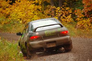 Jordan Locher / Tom Addison Subaru Impreza 2.5RS on SS3, Bob Lake I.